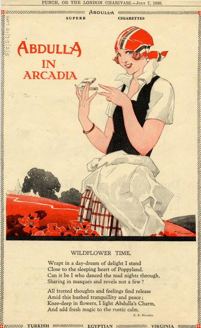 Abdulla cigaretter, 1926 av Rene Vincent