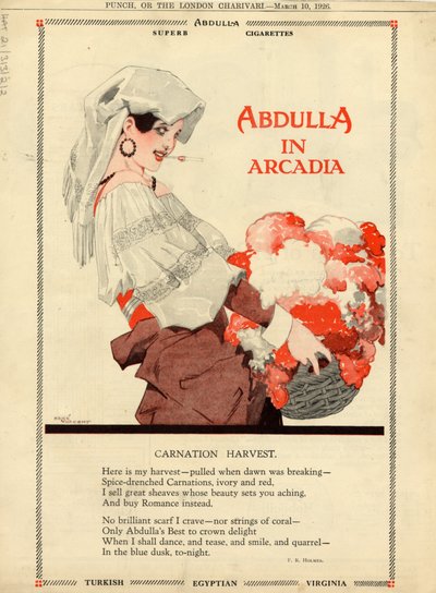 Abdulla cigaretter, 1926 av Rene Vincent