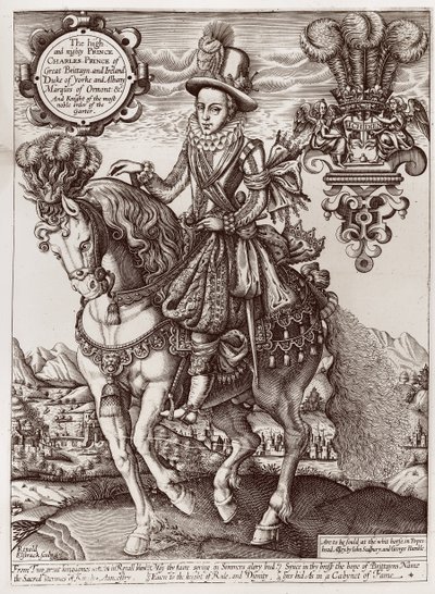 Charles I som prins av Wales till häst, från 
