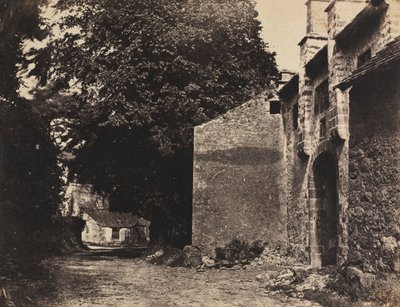 Porten till Borwick Hall, Lancashire, 1855. av Rev. John Richardson Major