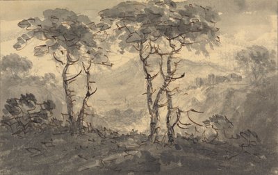 Granar i ett bergslandskap av Rev. William Gilpin