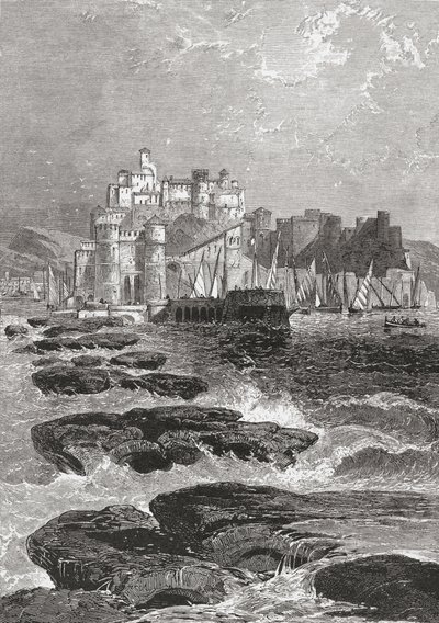 Pozzuoli, Neapel, Syditalien i slutet av 1800-talet. Från Italian Pictures av Rev. Samuel Manning, publicerad ca 1890. av Reverend Samuel Manning