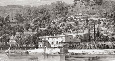 Ön Palmaria, mittemot La Spezzia, Italien i slutet av 1800-talet. Ur Italian Pictures av Rev. Samuel Manning, utgiven ca 1890. av Reverend Samuel Manning