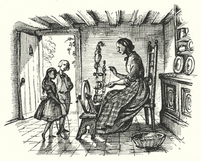 HC Andersen: Linet (litho) av Rex (after) Whistler