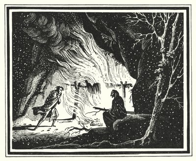Hans Christian Andersen: Paradisets trädgård (litho) av Rex (after) Whistler