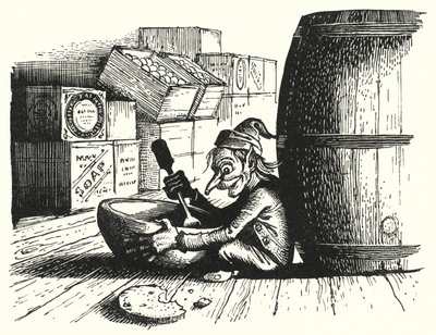 Hans Christian Andersen: Goblin And The Huckster (litho) av Rex (after) Whistler