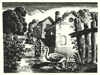 HC Andersen: Den fula ankungen (litho) av Rex (after) Whistler
