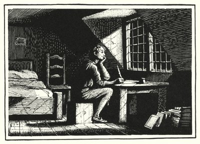 Hans Christian Andersen: Vad månen såg (lito) av Rex (after) Whistler