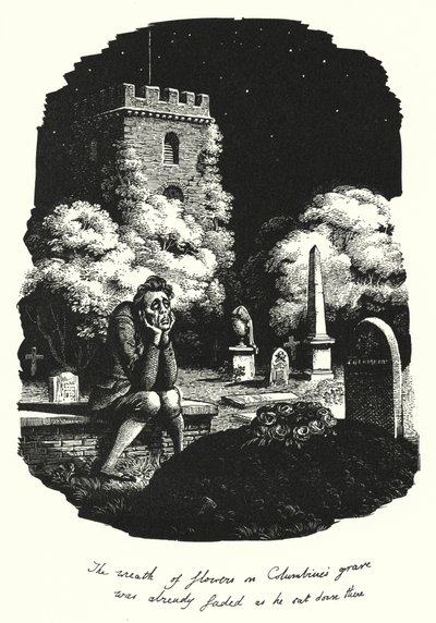 Hans Christian Andersen: Vad månen såg (lito) av Rex (after) Whistler