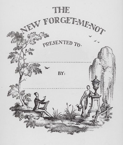 The New Forget-Me-Not … Presenterat för … Av (litho) av Rex (after) Whistler