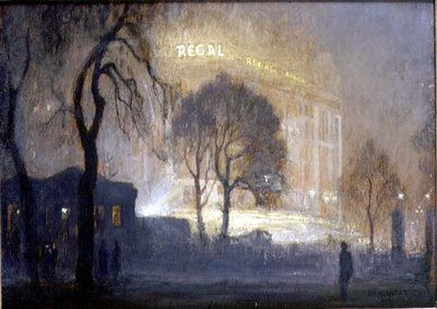 Regal från Hyde Park på en dimmig natt av Rex Vicat Cole