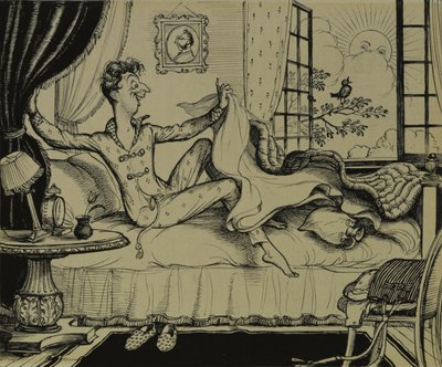 Värt att gå upp för!, 1929 av Rex Whistler