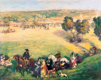 Ängen. Målning av Ricard Canals i Llambi (1876-1931). Olja på duk. av Ricardo Canals y Llambi