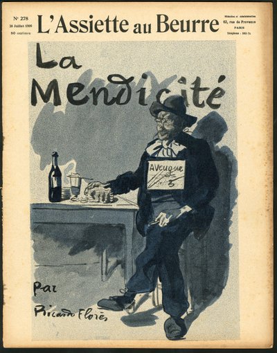 Omslag till "" The Butter Plate"", nummer 278, Satirical in Colors av Ricardo Flores