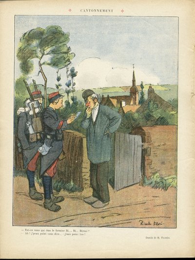 Illustration av Ricardo Flores (1878-1918) i Le Lire av Ricardo Flores