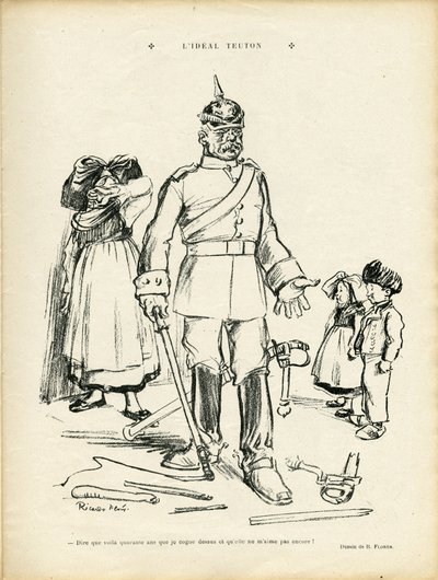 Illustration av Ricardo Flores (1878-1918) i Le Rire av Ricardo Flores