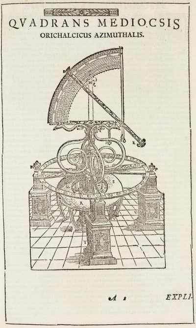 Tycho Brahes kvadrant (omvänd), ca 1577 av John Pardon