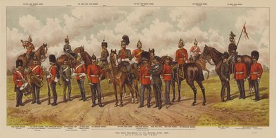 Brittiska arméns irländska regementen av Richard (after) Simkin