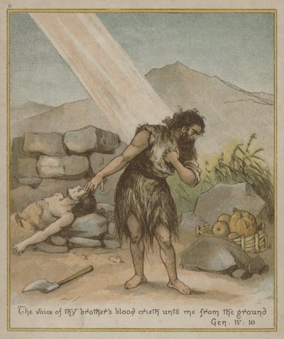 Kain, som just har dödat Abel av Richard Andre