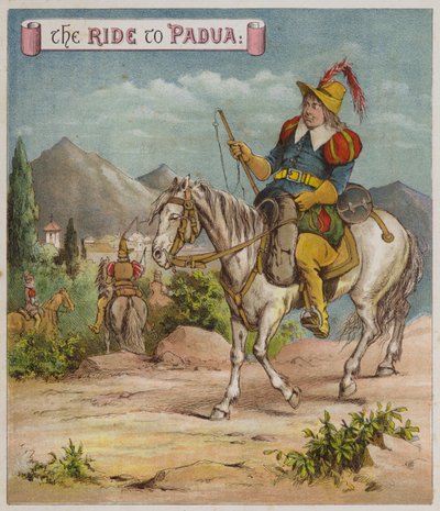 Illustration för The Taming Of The Shrew (chromolitho) av Richard Andre