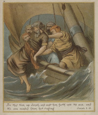 Så tog de upp Jona och kastade honom i havet av Richard Andre