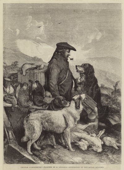 Scotch Gamekeeper av Richard Ansdell