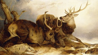 Striden, 1847 av Richard Ansdell