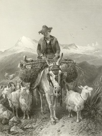 Getherden i Granada av Richard Ansdell