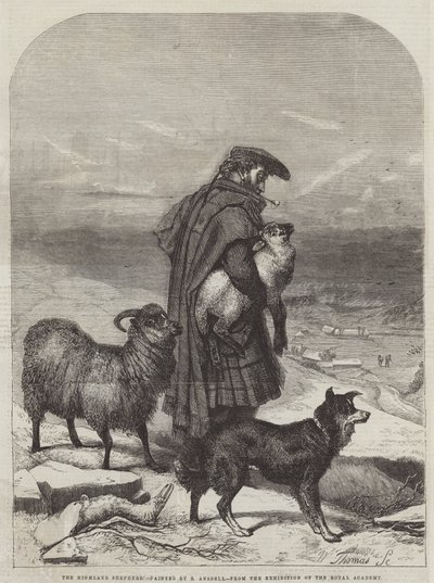 Highland Shepherd av Richard Ansdell