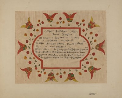 Fraktur av Richard Barnett