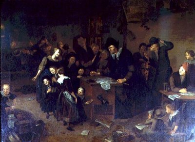 Inredningen av en skola av Richard Brakenburg