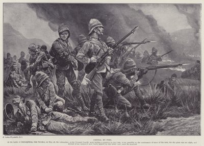 Eldprovning (litho) av Richard Caton II (after) Woodville