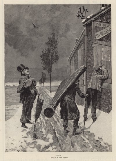 Såld! (gravyr) av Richard Caton II (after) Woodville