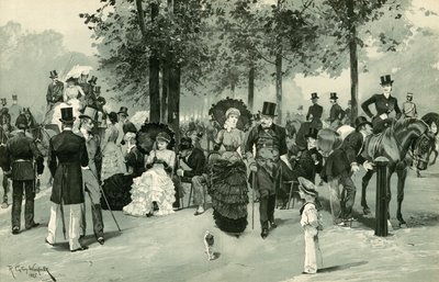 I raden, Hyde Park av Richard Caton Woodville