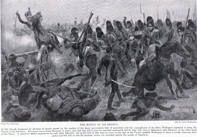 Slaget vid Salamanca, illustration från 