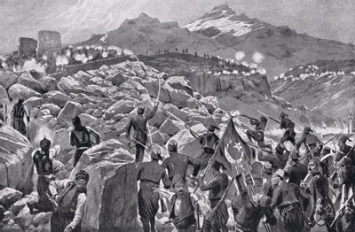 The Cretan Rebellion Against the Turks, illustration från 