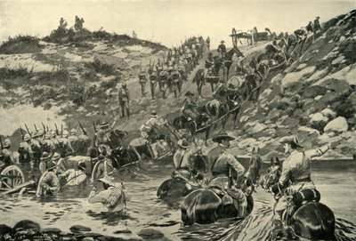 "Från Frere till Chieveley - Transportsvårigheter", 1900. av Richard Caton Woodville II