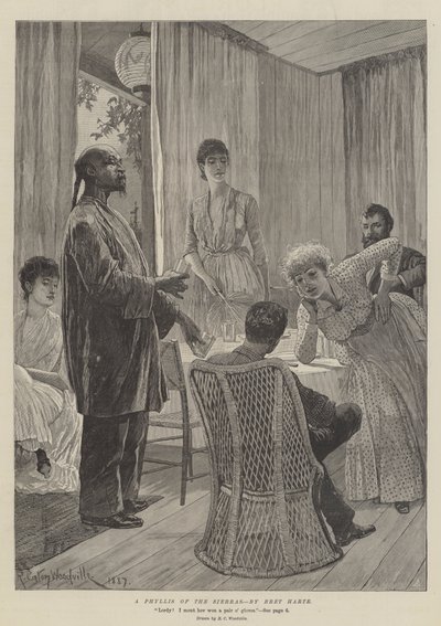 A Phyllis of the Sierras, av Bret Harte av Richard Caton Woodville junior