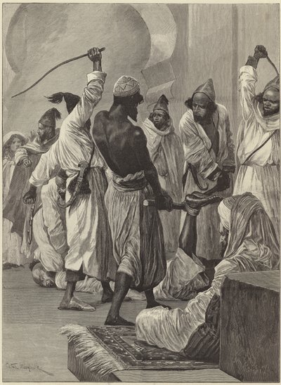 Morgonens "underhållning" i Kasbah av Richard Caton Woodville junior