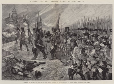 Slag av den brittiska armén, Blenheim av Richard Caton Woodville junior