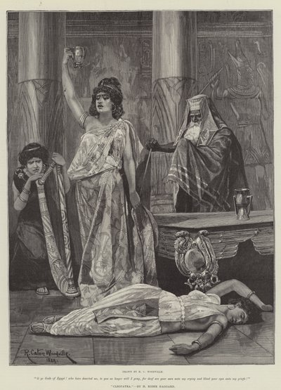 Cleopatra, av H Rider Haggard av Richard Caton Woodville junior