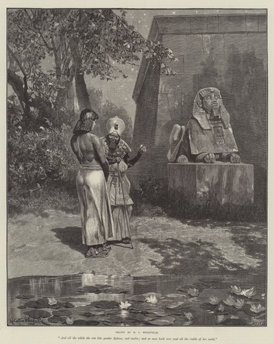 Cleopatra, av H Rider Haggard av Richard Caton Woodville junior
