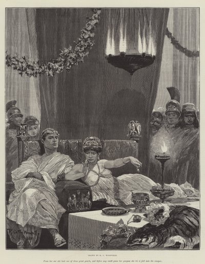 Cleopatra, av H Rider Haggard av Richard Caton Woodville junior