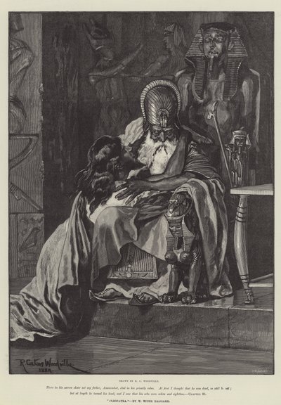 Cleopatra, av H Rider Haggard av Richard Caton Woodville junior