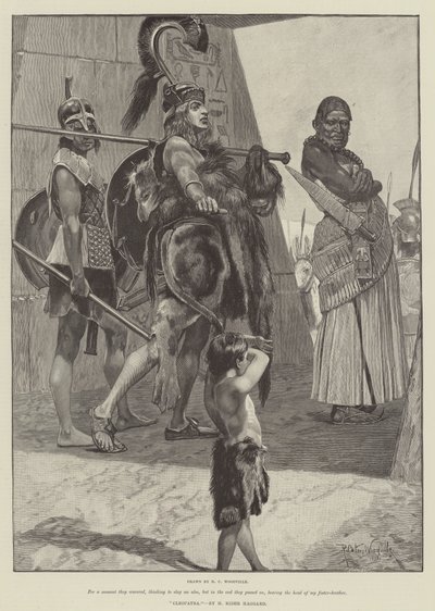 Cleopatra, av H Rider Haggard av Richard Caton Woodville junior