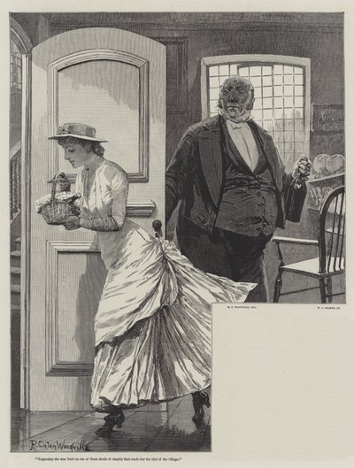 Eyres frikännande av Helen Mathers av Richard Caton Woodville junior
