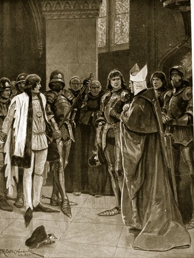 Henry VI levereras till Edward IV vid St. Paul
