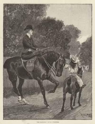 Hennes beskyddare av Richard Caton Woodville junior