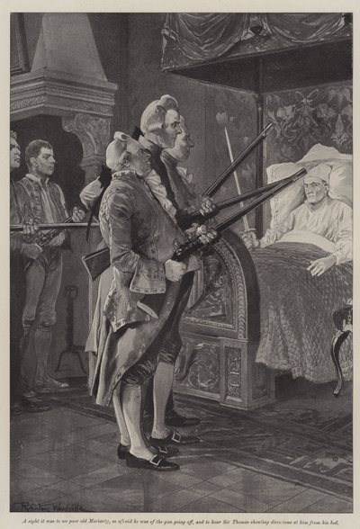 Illustration för A Colonel of The Empire, av Emily Lawless av Richard Caton Woodville junior