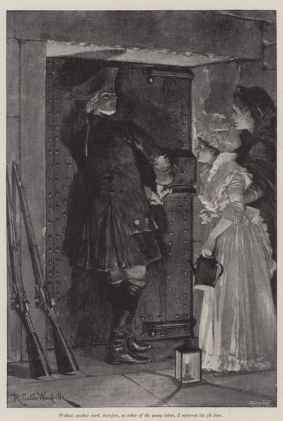 Illustration för A Colonel of The Empire, av Emily Lawless av Richard Caton Woodville junior
